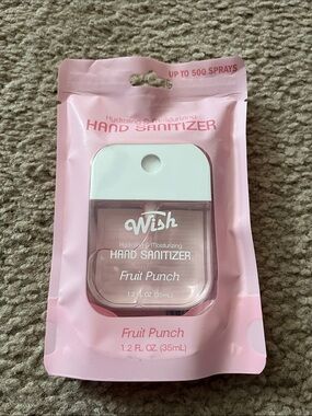 Wish Pink Fruit Punch Hydrating Hand Sanitizer Spray